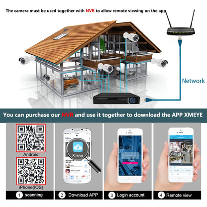 4K POE security camera