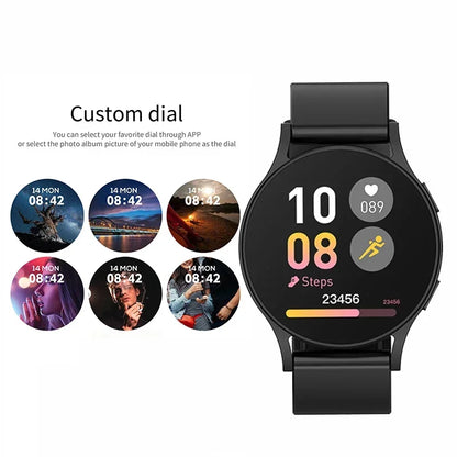 Smartwatch – 1.28" Screen, Bluetooth Call, Heart Rate &amp; Health Monitor
