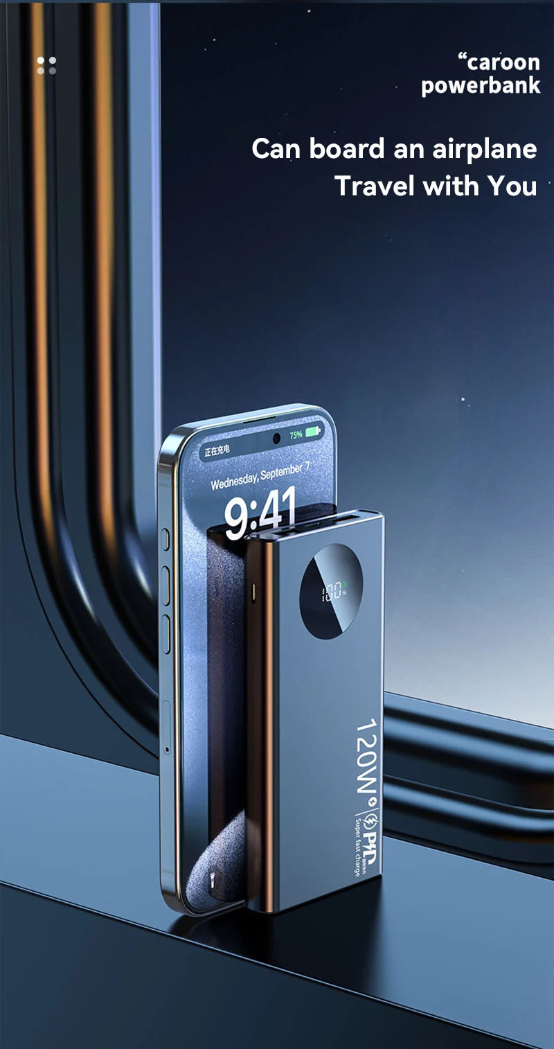 Power Bank 500000mAh 120W