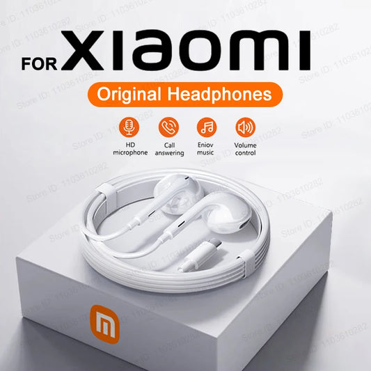 Xiaomi Original Earphones – Wired In-Ear, Type-C & 3.5mm
