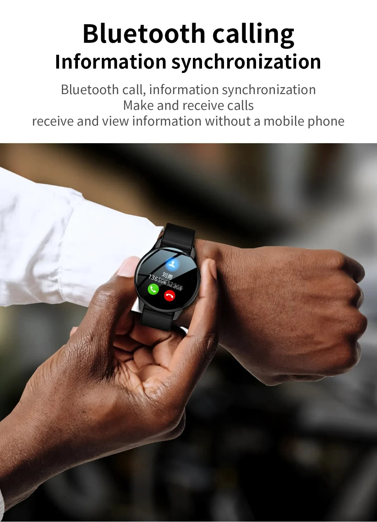 SmartWatch – Calls, Wireless Charging, Men/Women Bracelet, Fitness