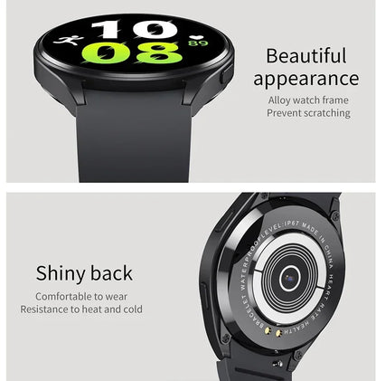 Smartwatch – 1.28" Screen, Bluetooth Call, Heart Rate &amp; Health Monitor