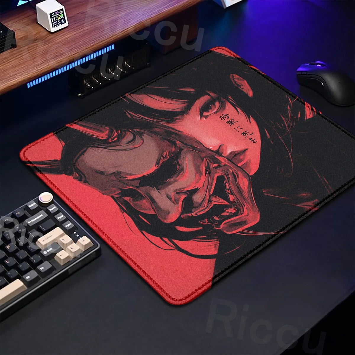 Oni Mask Mouse Pad