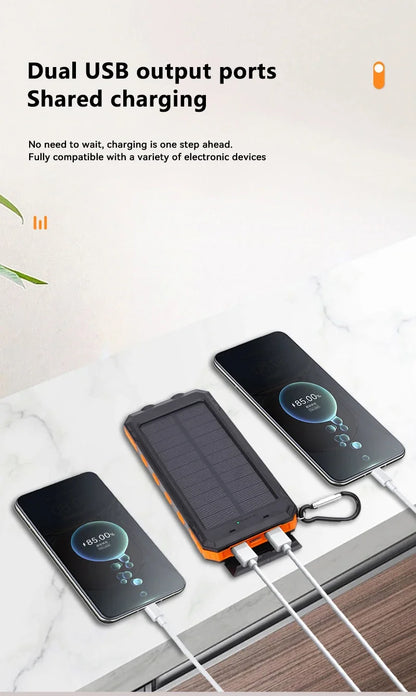 Xiaomi Solar Power Bank 200000mAh – Fast Charging for iPhone &amp; Android Devices