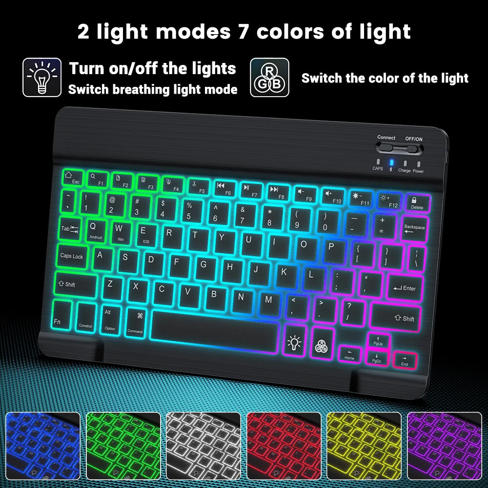 EMTRA Bluetooth Keyboard and Mouse with Backlight