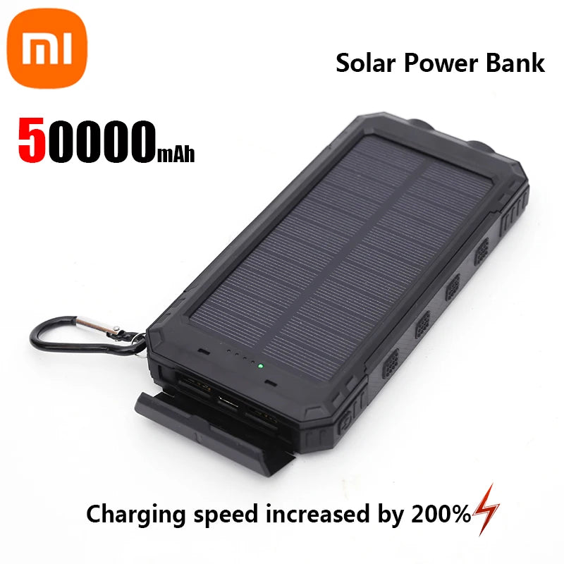 Xiaomi Solar Power Bank 200000mAh – Fast Charging for iPhone &amp; Android Devices