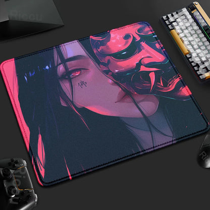 Mouse Pad Mask Girl