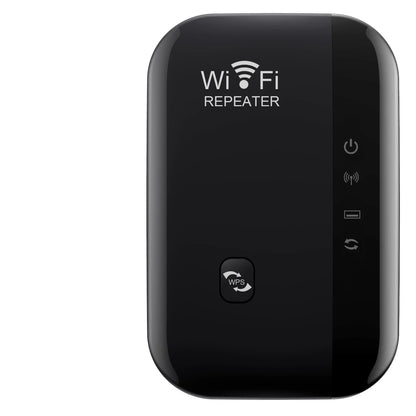 WiFi Extender 300Mbps – Long Range Booster with WPS &amp; 7 LED Status