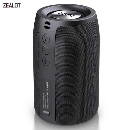 ZEALOT-S32 Portable Speaker – Mini Bluetooth, HiFi Bass, FM, TF, USB, TWS