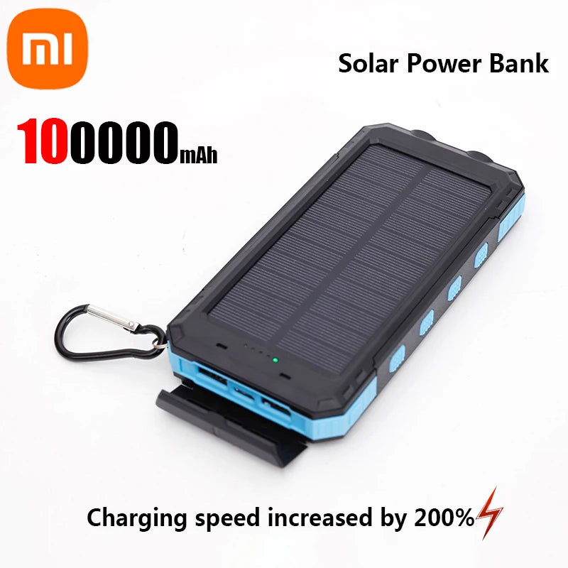 Xiaomi Solar Power Bank 200000mAh – Fast Charging for iPhone &amp; Android Devices