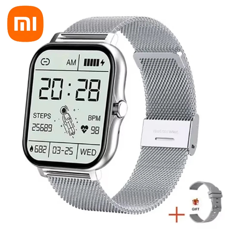 Xiaomi Smart Watch 2025 – Call Feature, Sport Modes, iPhone/Android Compatible