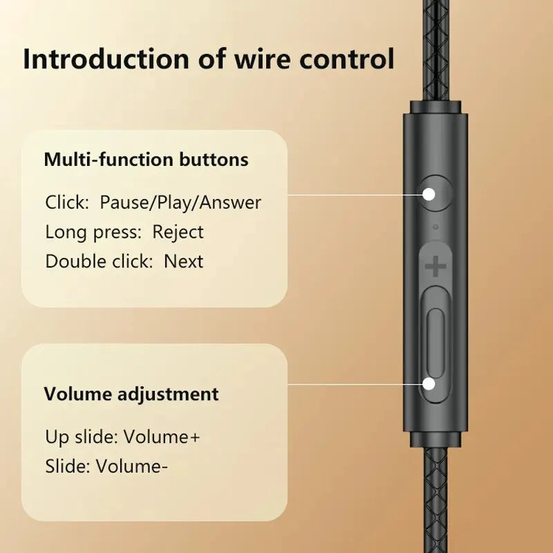 Wired Gaming Headset – 90° Jack, HiFi Surround, Mic, 3.5mm/Type-C