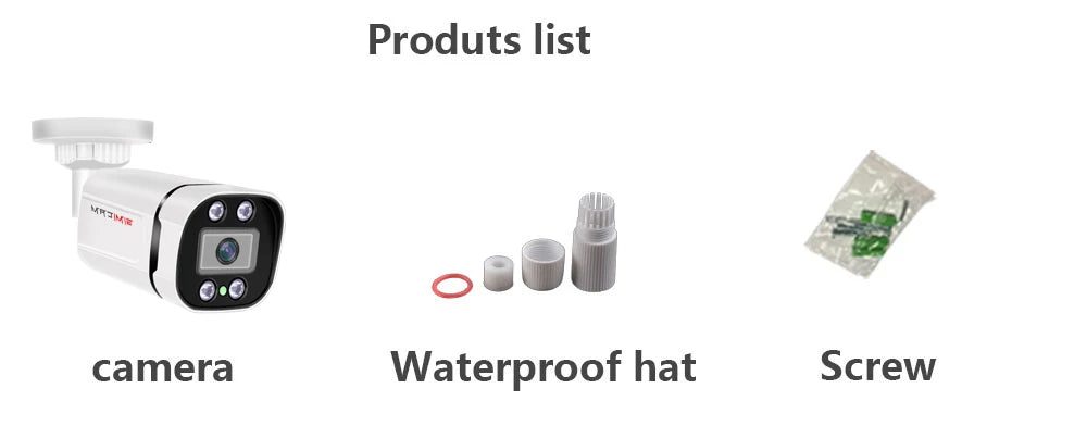 4K POE security camera