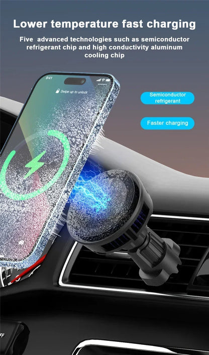 30W Fast Charging Magnetic Car Charger