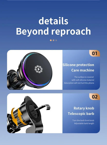 30W Fast Charging Magnetic Car Charger