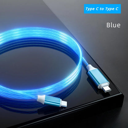 60W USB Type-C to USB LED PD Cable