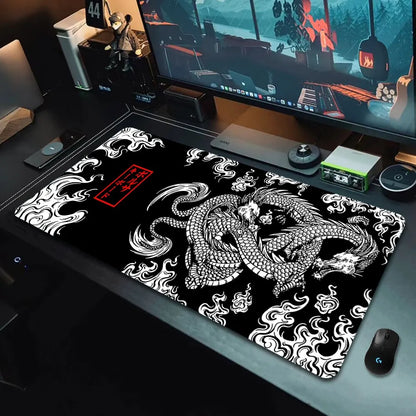 Japanese Dragon Mouse Pad