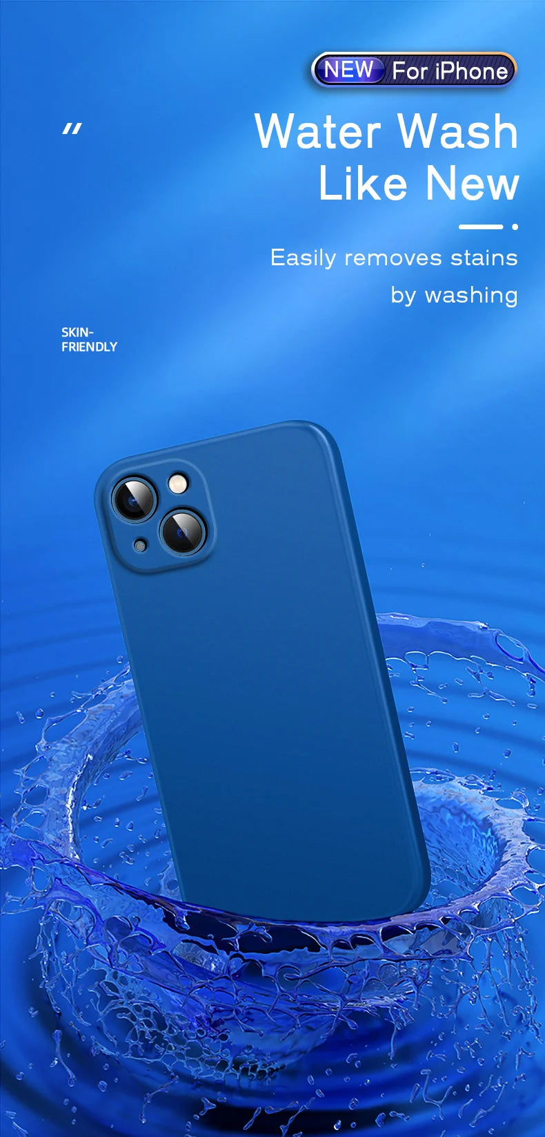 Case For IPhone - Silicone Solid Color