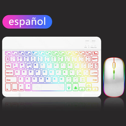 EMTRA Bluetooth Keyboard and Mouse with Backlight