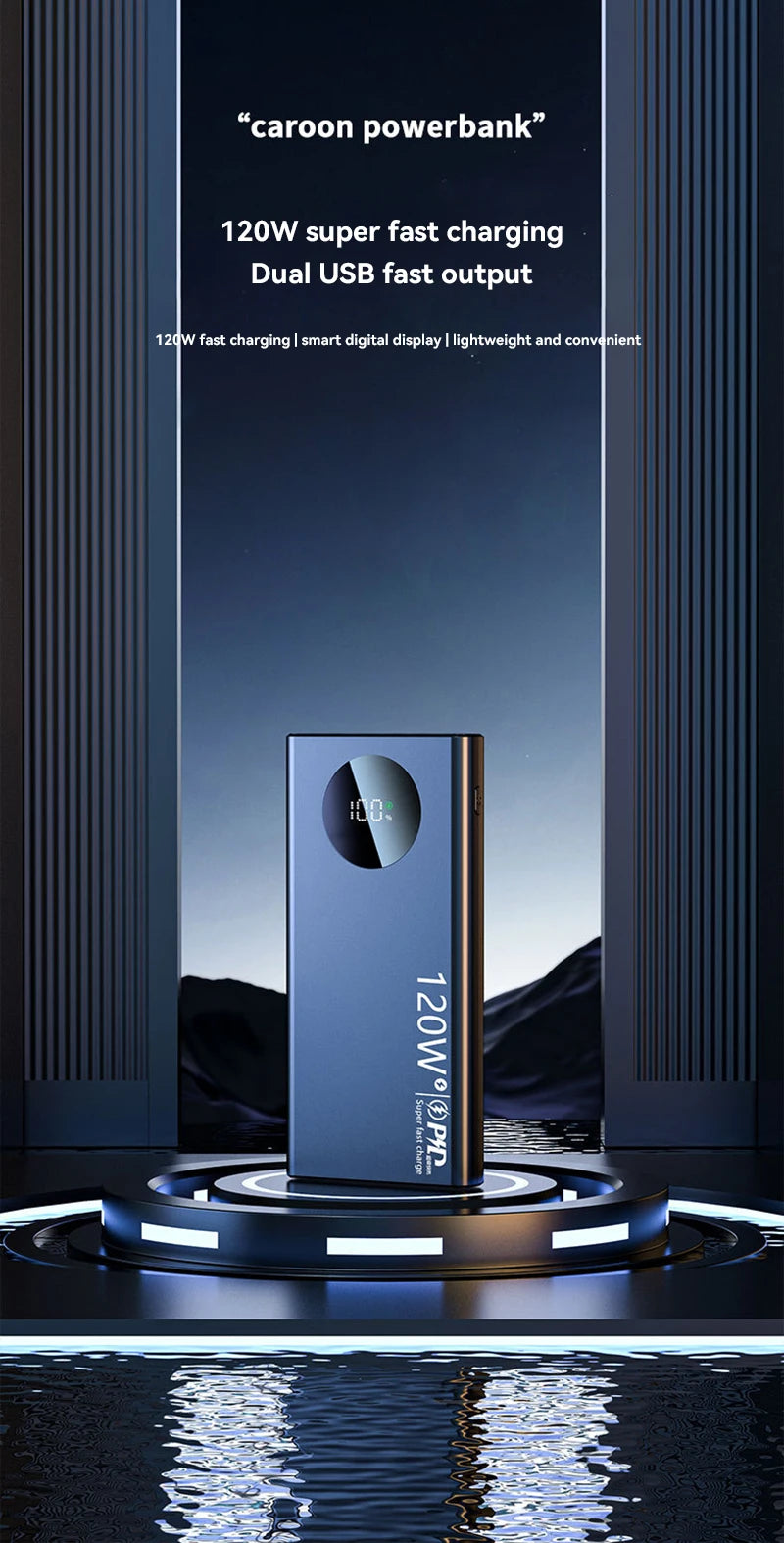 Power Bank 500000mAh 120W