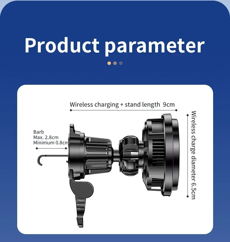 30W Fast Charging Magnetic Car Charger