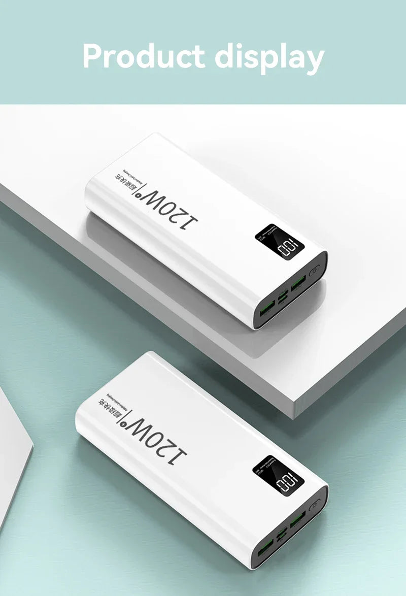 80000mAh Power Bank 120W