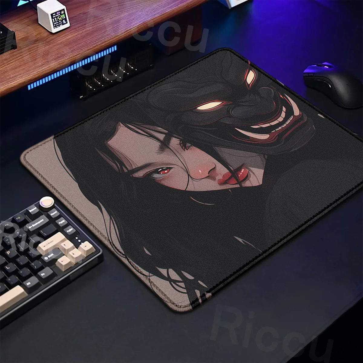 Oni Mask Mouse Pad