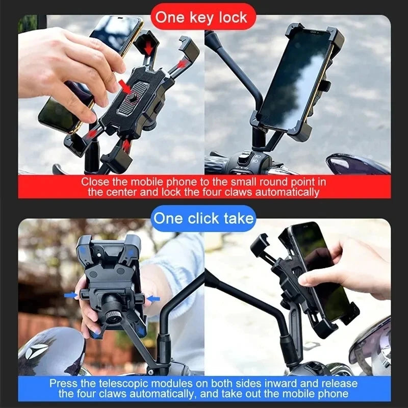 360° Bike &amp; Motorcycle Phone Holder