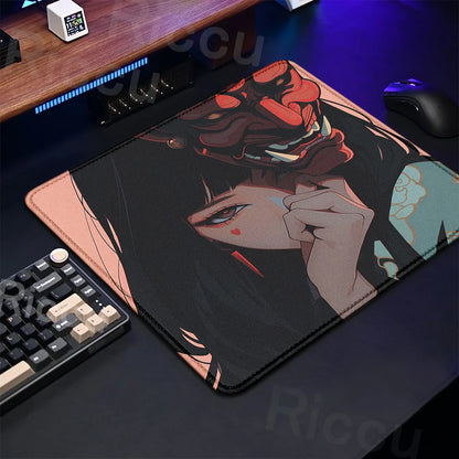 Oni Mask Mouse Pad