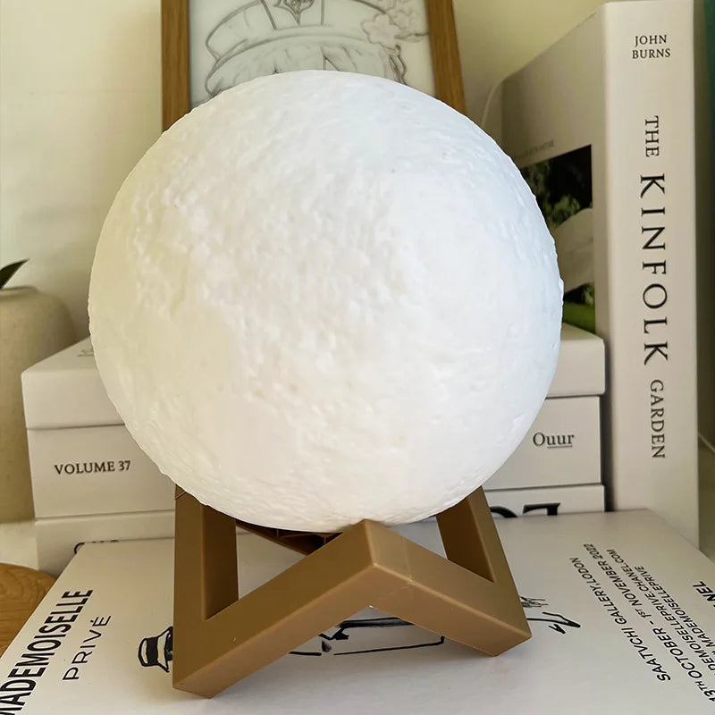DIY Moon Lamp Kit – Hand-Paint Planet Light for Children's Day &amp; Family Fun