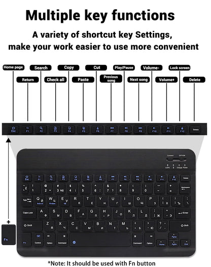 EMTRA Bluetooth Keyboard and Mouse with Backlight