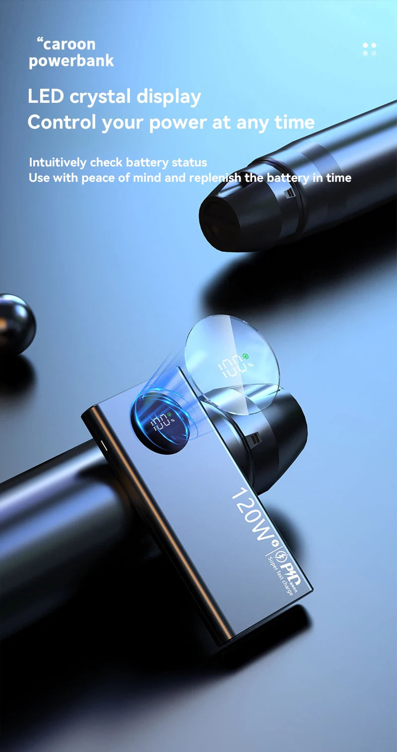 Power Bank 500000mAh 120W