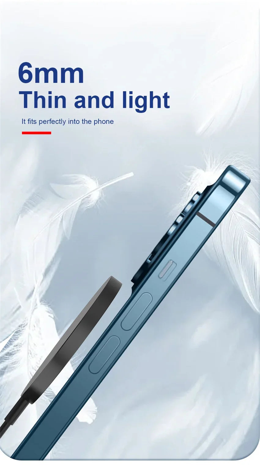 30W Magnetic Wireless Charger Pad – Fast Charging Stand for iPhone, AirPods &amp; USB-A