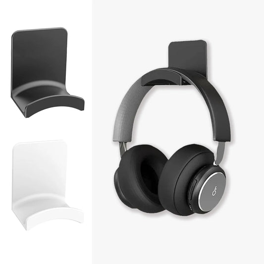 Suporte de Fone com Adesivo – Montagem na Parede ou Debaixo da Mesa, Ideal para Headsets Gamer