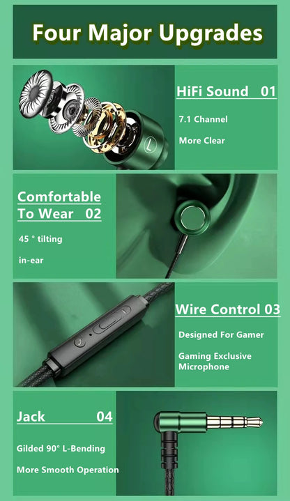 Wired Gamer Headphones