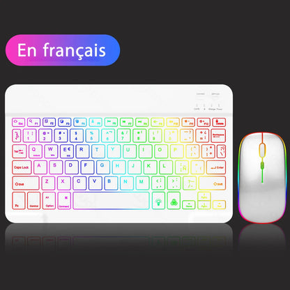 EMTRA Bluetooth Keyboard and Mouse with Backlight