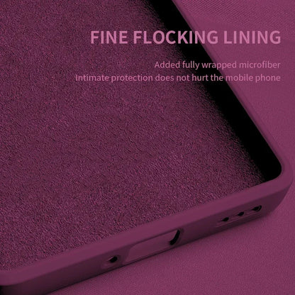 Case For IPhone - Silicone Solid Color