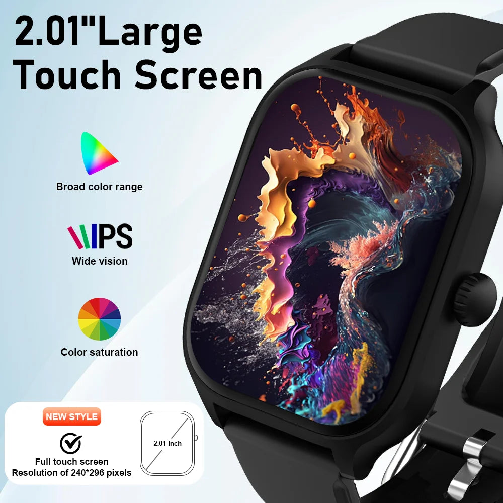 LAXASFIT H9/H6 – Smartwatch with Call, Health Monitor, Calorie Tracking