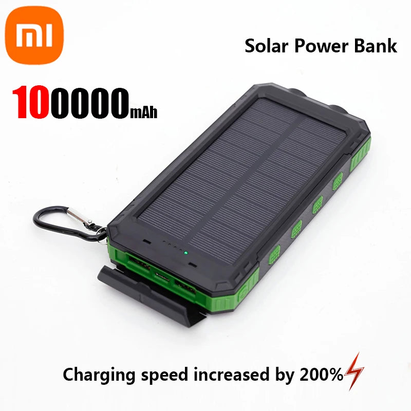 Xiaomi Solar Power Bank 200000mAh – Fast Charging for iPhone &amp; Android Devices
