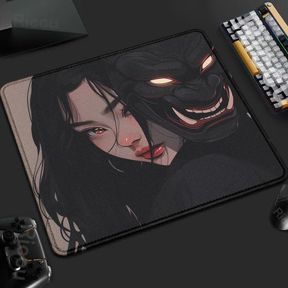 Mouse Pad Mask Girl